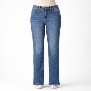 Nicole Miller Women Nomad Boyfriend High Rise Relaxed Barrel Jeans Sz 6 Heritage
